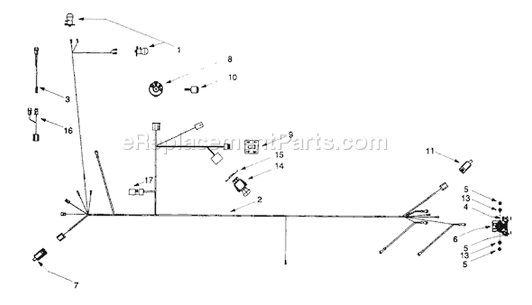 Page C Diagram and Parts List for 13AX604G402 1999 Yard Man Lawn Tractor